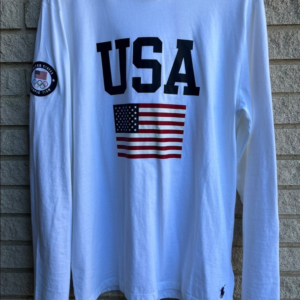 Polo By Ralph Lauren 🇺🇸 Men’s Hooded Olympic Pullover Shirt